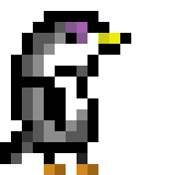 Penguin pixel art