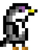 Penguin pixel art Penguin pixel art