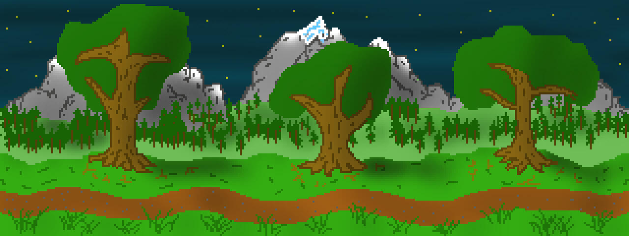 Infinite scrolling parallax background